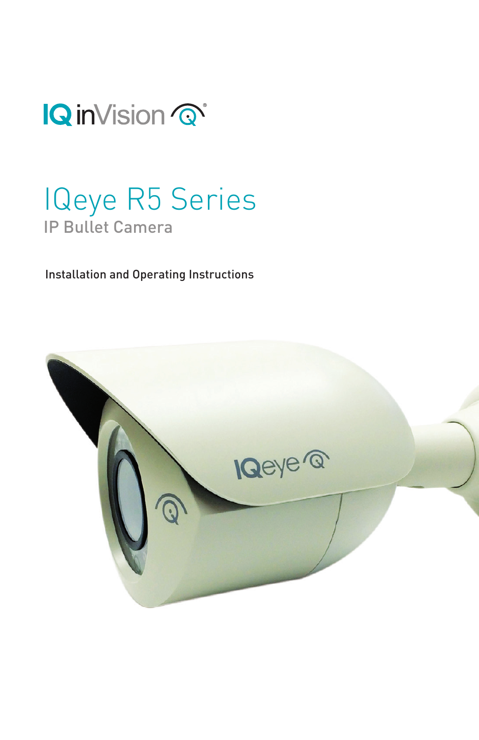 IQinVision R5 Series User Manual | 8 pages