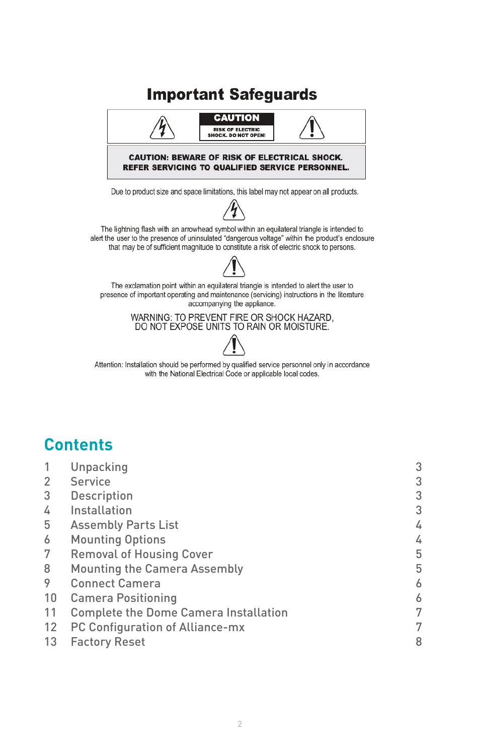 IQinVision R5 Series User Manual | Page 2 / 8