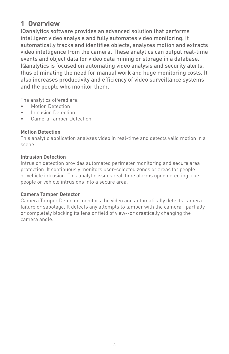 1 overview | IQinVision IQanalytics User Manual | Page 3 / 14