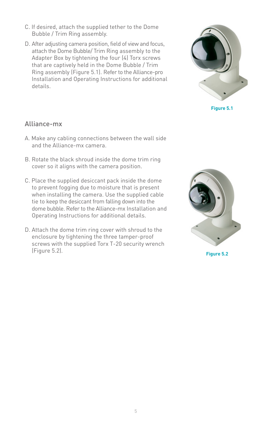 Alliance-mx | IQinVision Alliance Series Wall Mount User Manual | Page 5 / 8