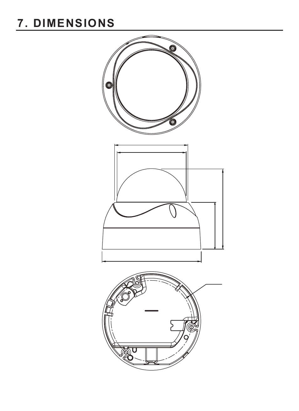 Dimensions | KT&C KPC-HD(N)V122 User Manual | Page 12 / 18