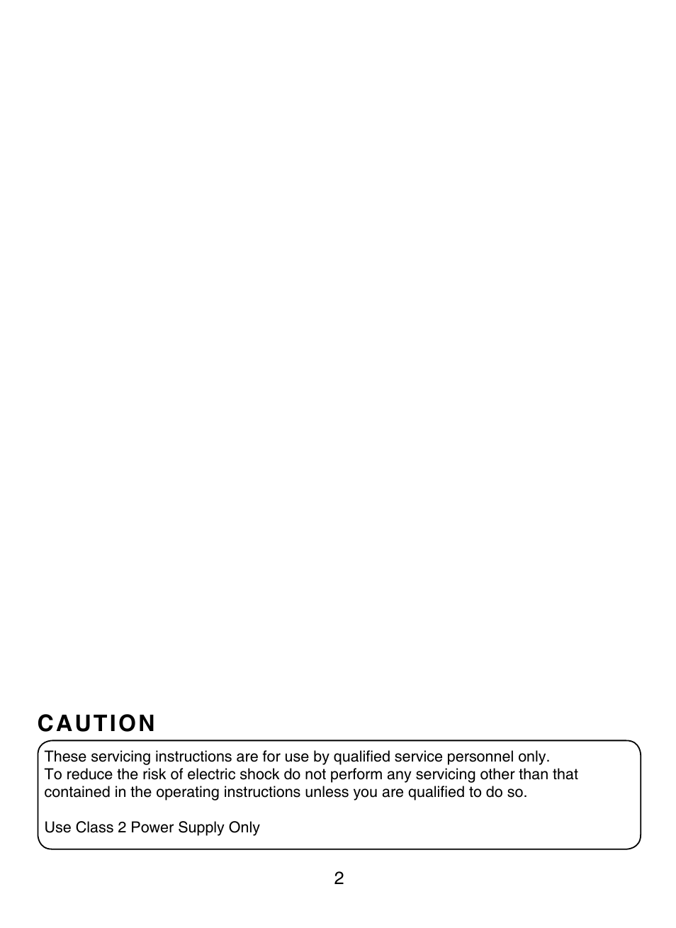 Caution | KT&C KPC-HDN552M User Manual | Page 2 / 17