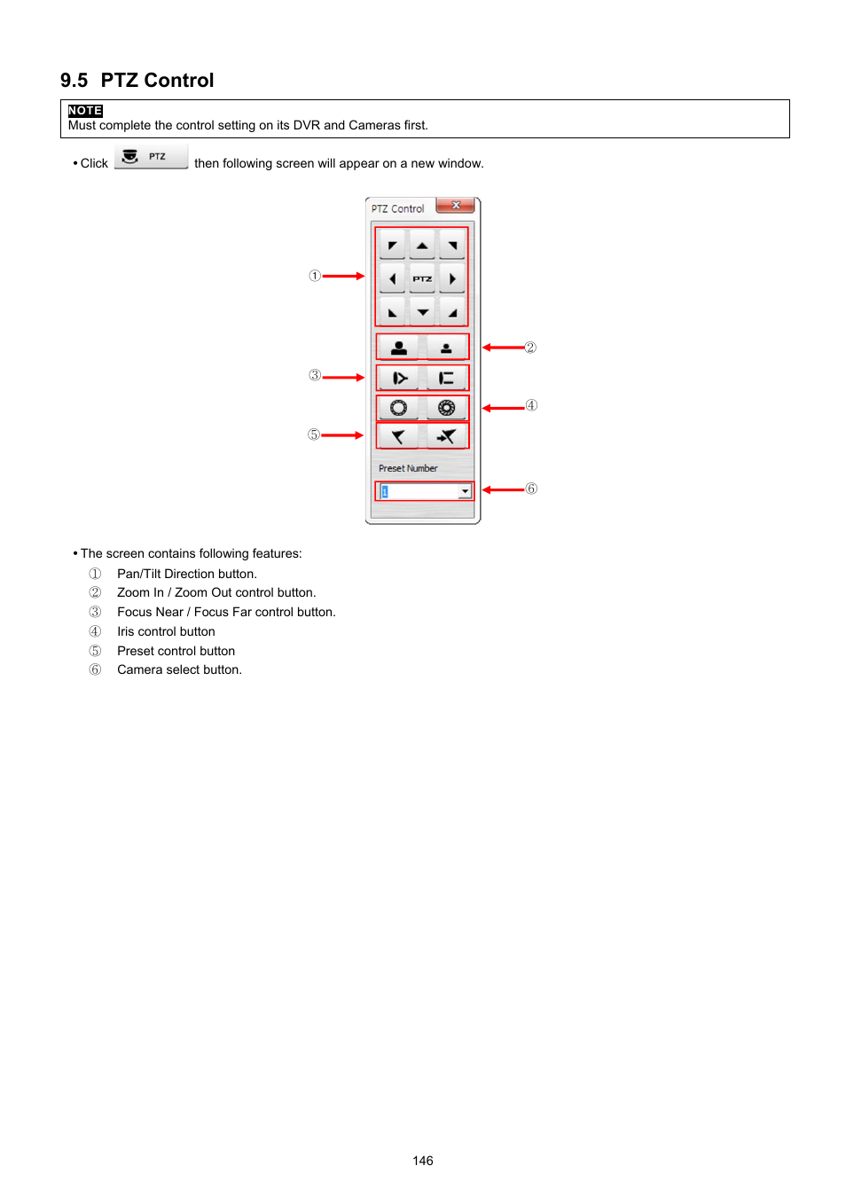 5 ptz control | KT&C KVR-0412H User Manual | Page 146 / 219