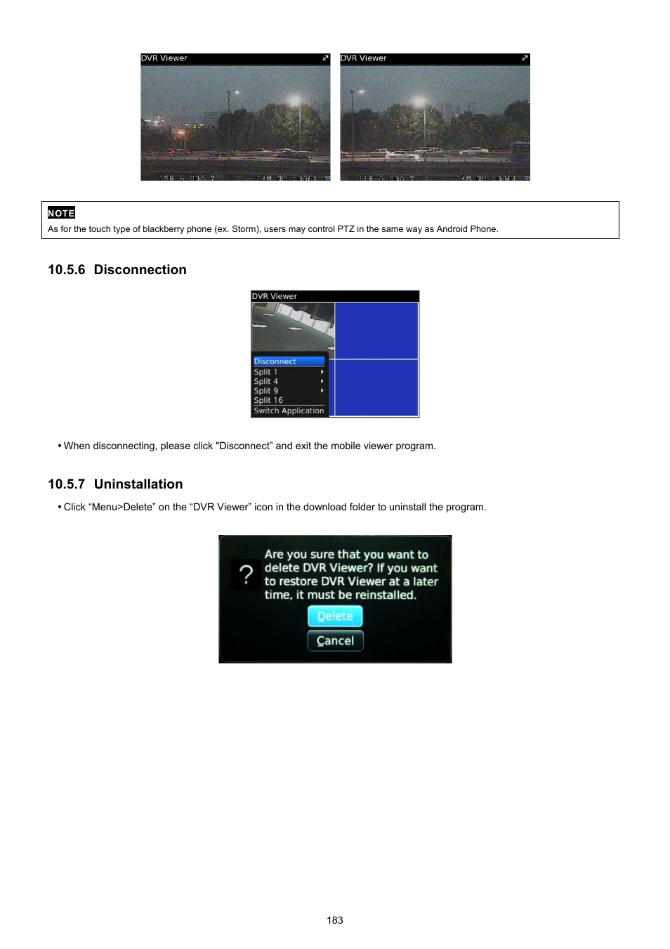 6 disconnection, 7 uninstallation | KT&C KVR-0412H User Manual | Page 183 / 219