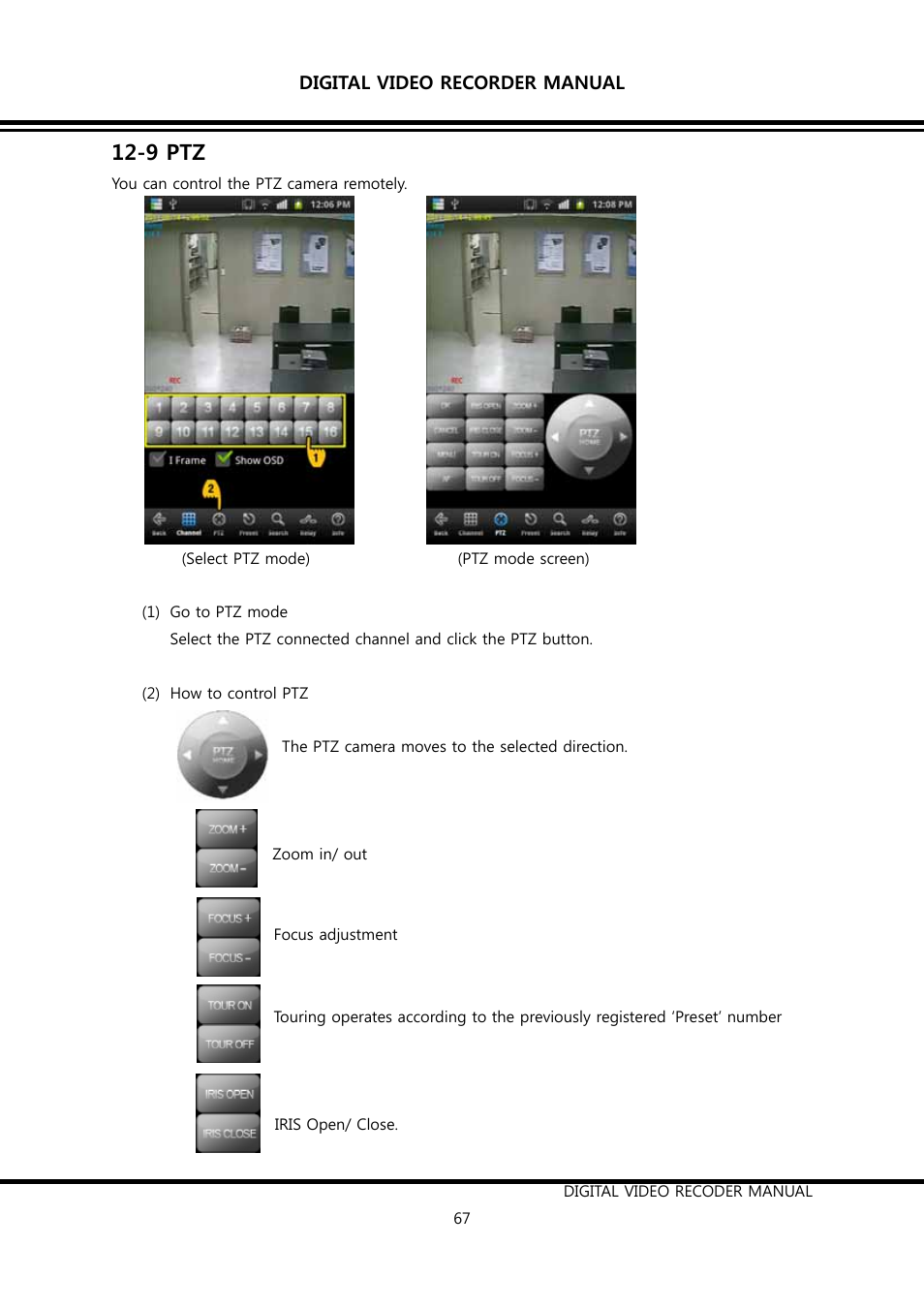 9 ptz | KT&C K9-s Series User Manual | Page 67 / 73