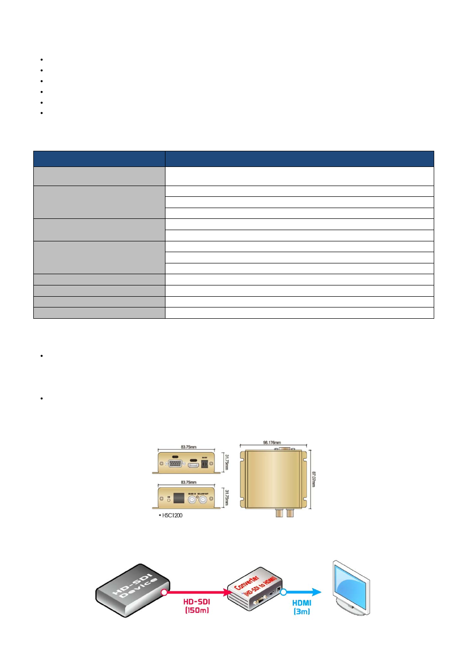 2 features, 3 technical specification, 4 unpacking | 5 service, 6 system dimension diagram, 7 connector wiring | KT&C KVR-1601S User Manual | Page 179 / 192