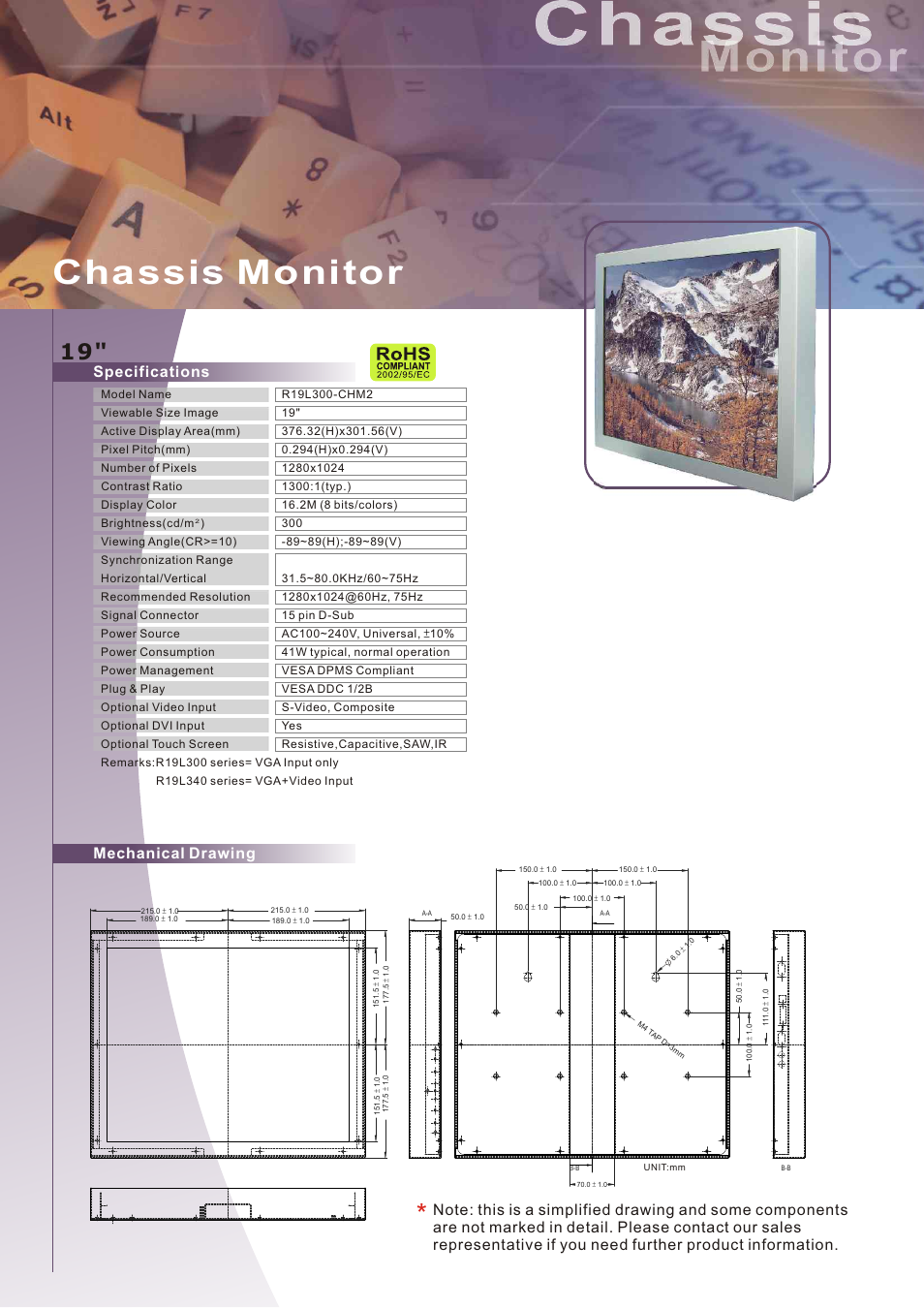 Impulse R19L300-CHM2 User Manual | 1 page