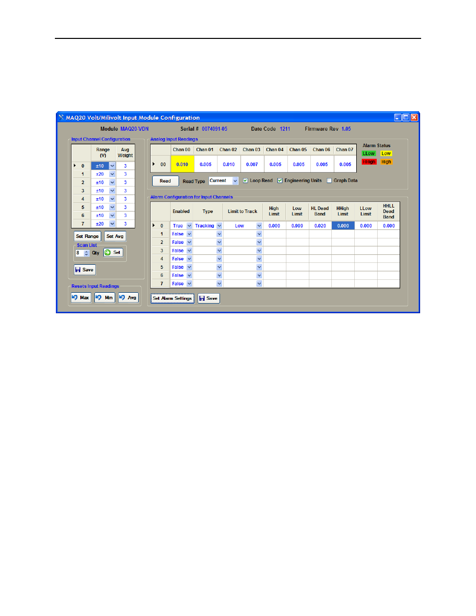 Configuring the maq20 voltage input modules | Impulse MAQ20-940 Quick Start Guide User Manual | Page 11 / 21