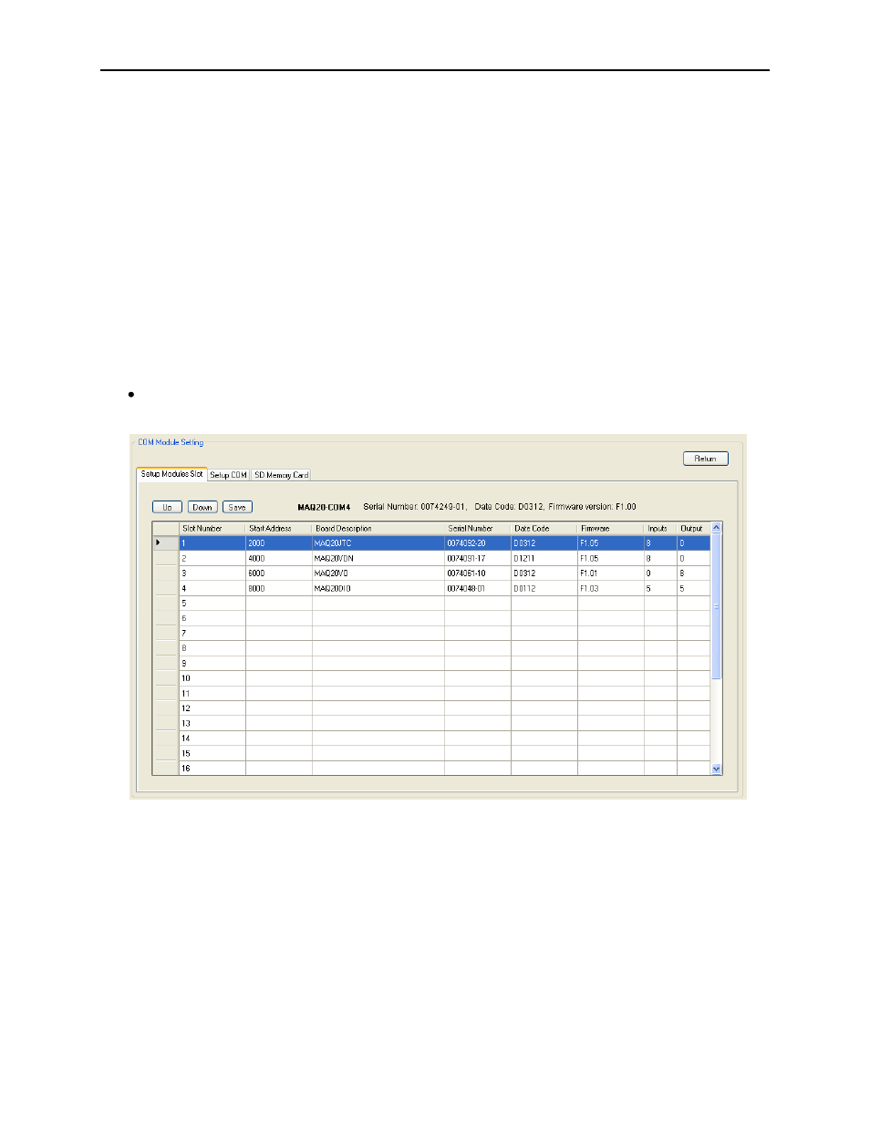 2 com module | Impulse MAQ20-940 User Manual User Manual | Page 16 / 71