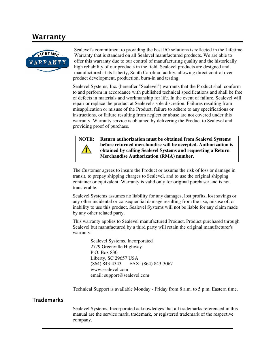 Warranty | Impulse 520W User Manual | Page 84 / 84