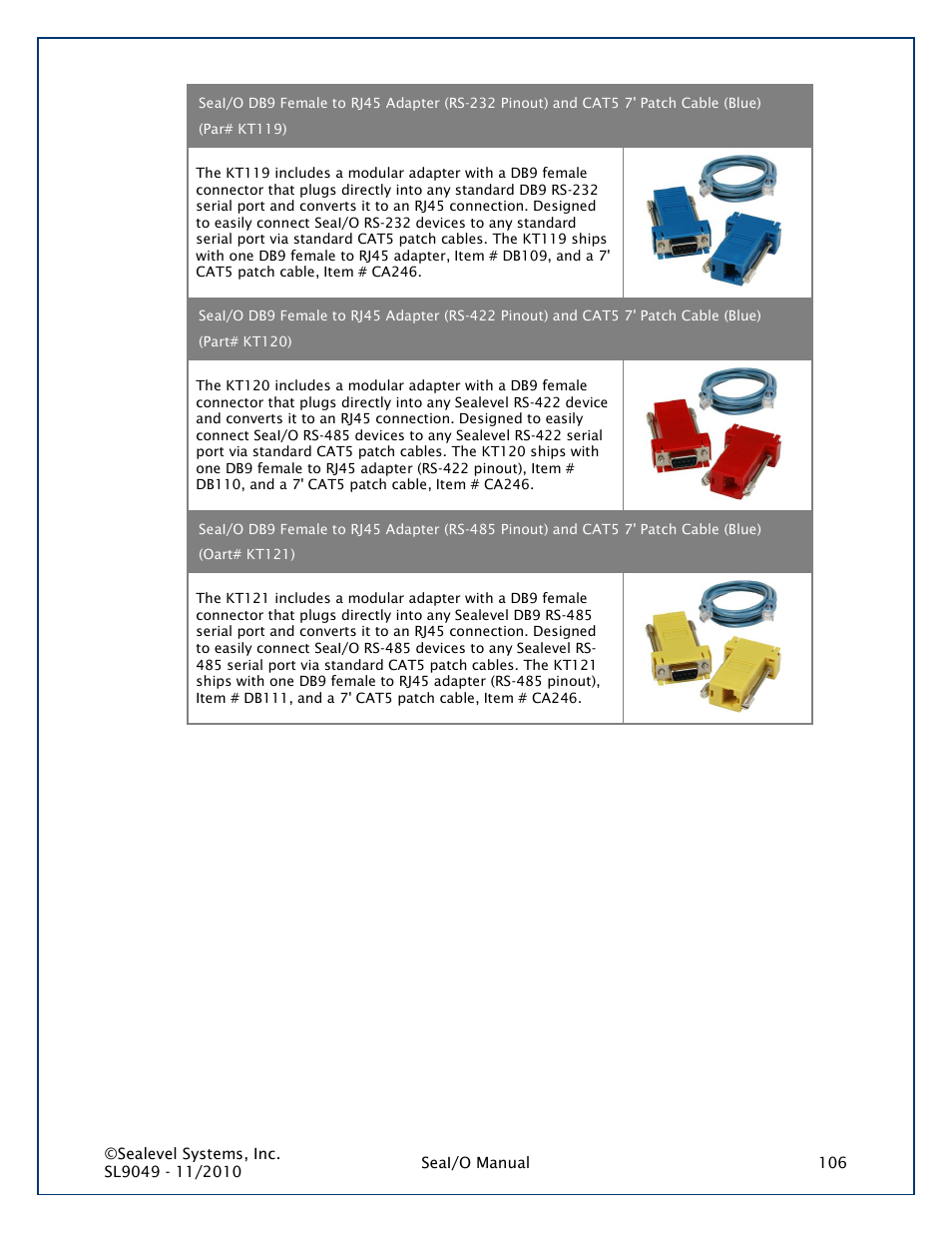 Impulse 463N User Manual | Page 106 / 109