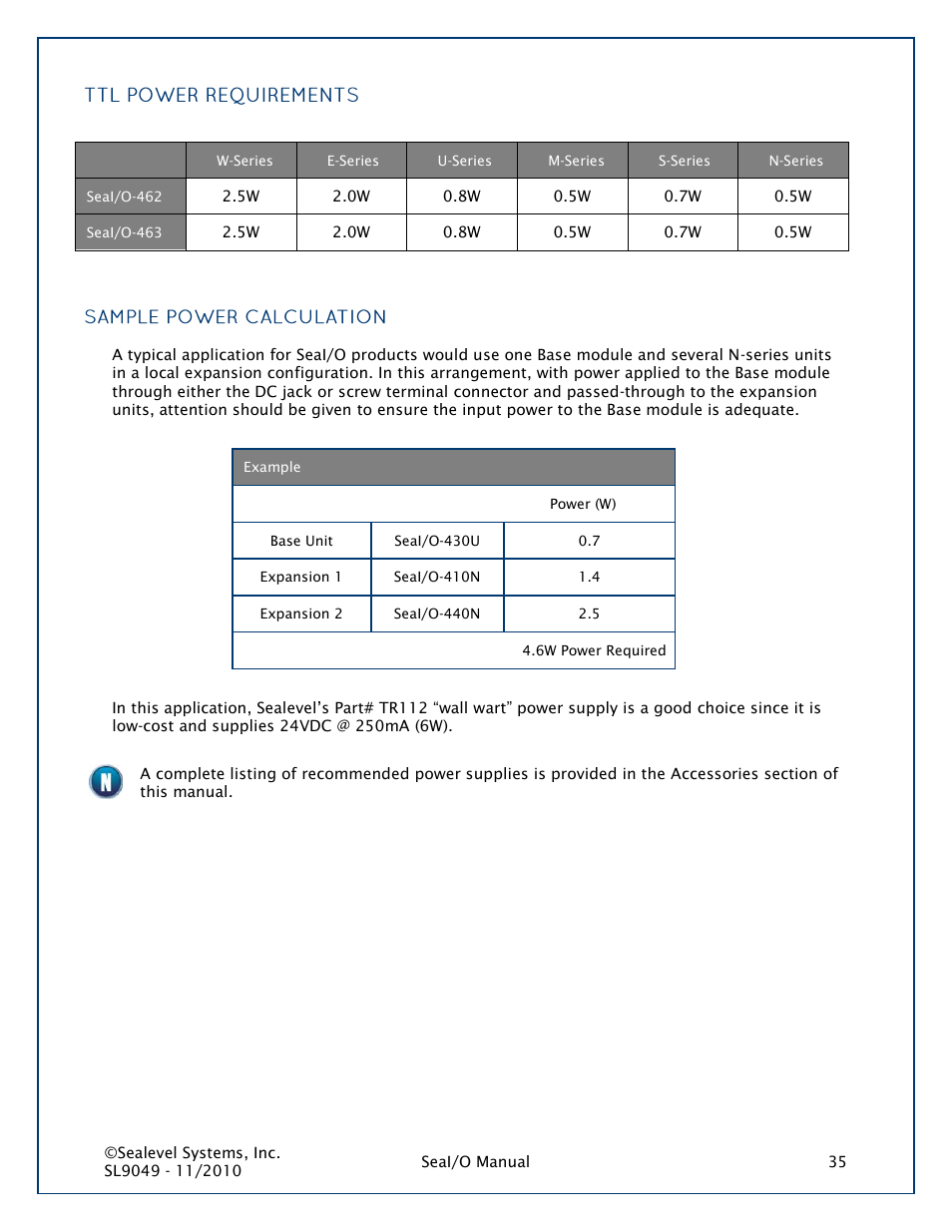 Impulse 463N User Manual | Page 35 / 109