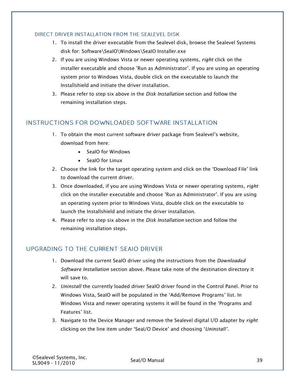 Impulse 463N User Manual | Page 39 / 109
