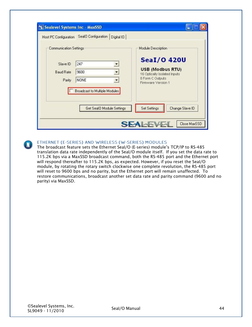 Impulse 463N User Manual | Page 44 / 109