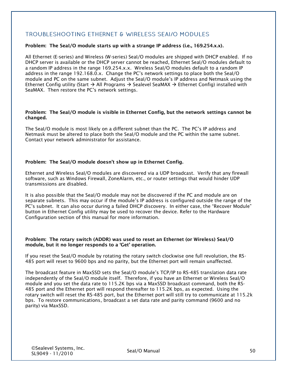 Impulse 463N User Manual | Page 50 / 109