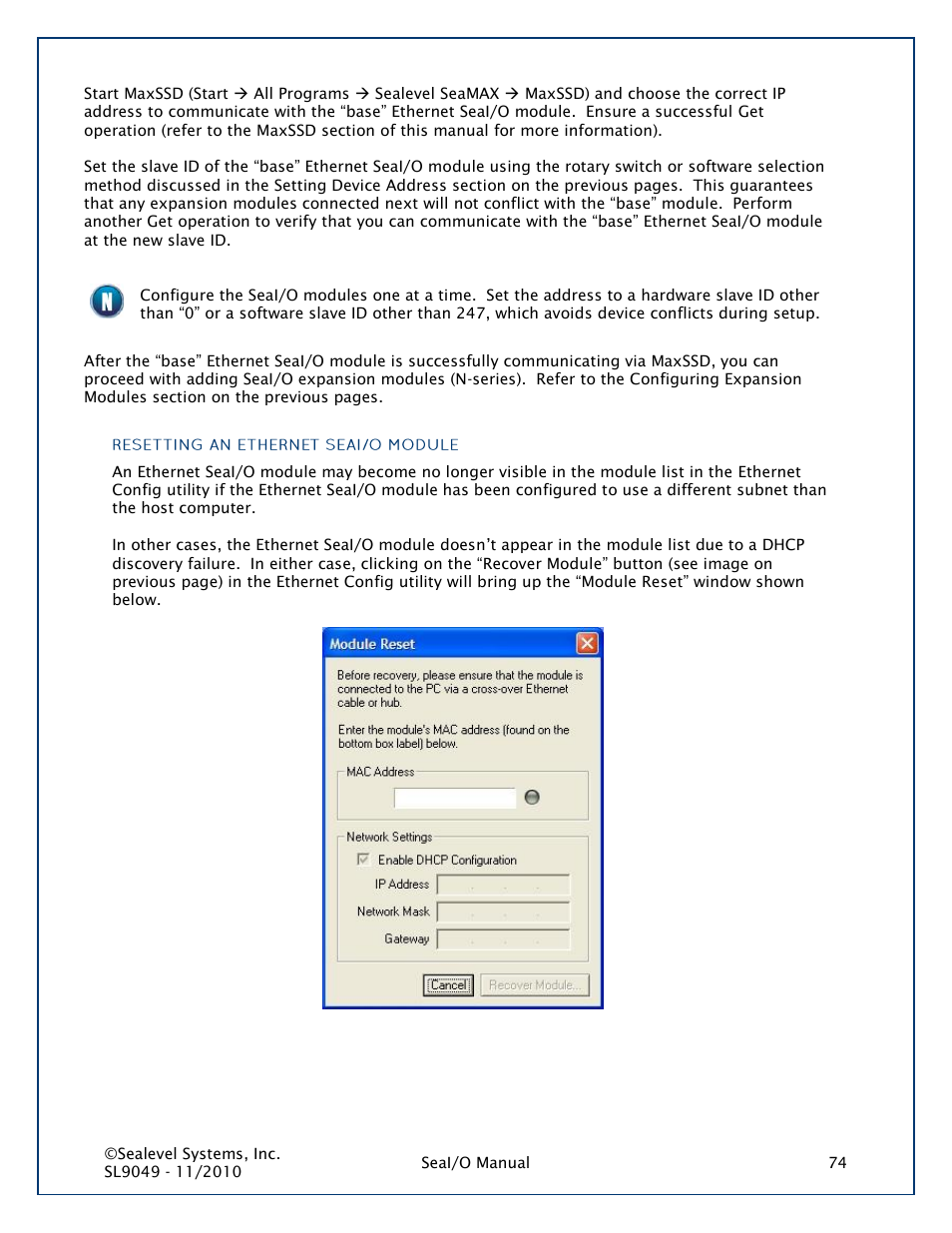 Impulse 463N User Manual | Page 74 / 109