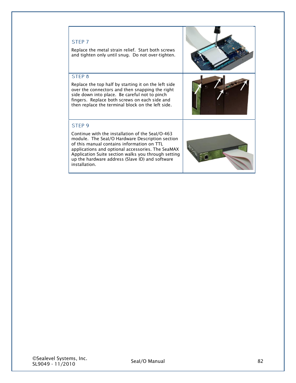 Impulse 463N User Manual | Page 82 / 109