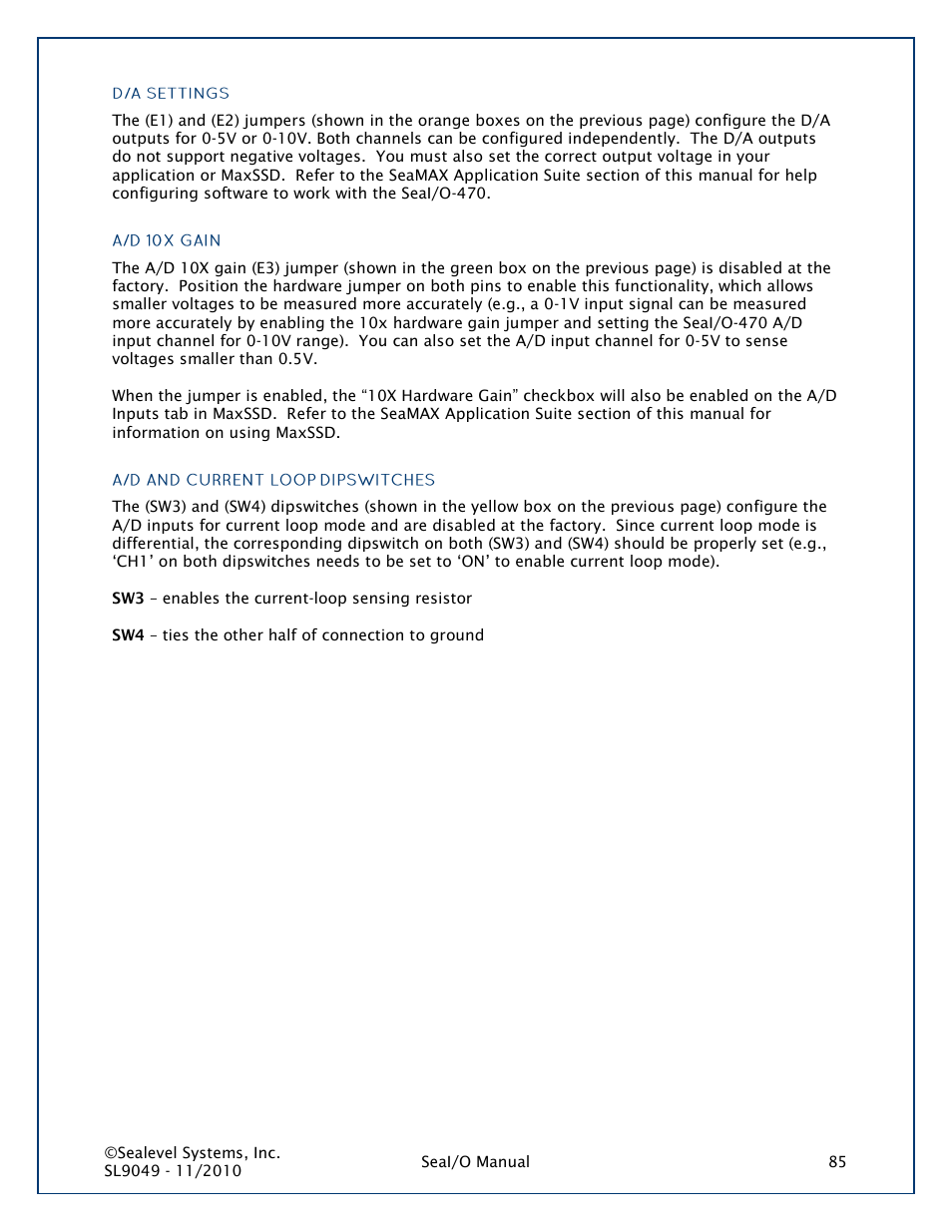 Impulse 463N User Manual | Page 85 / 109