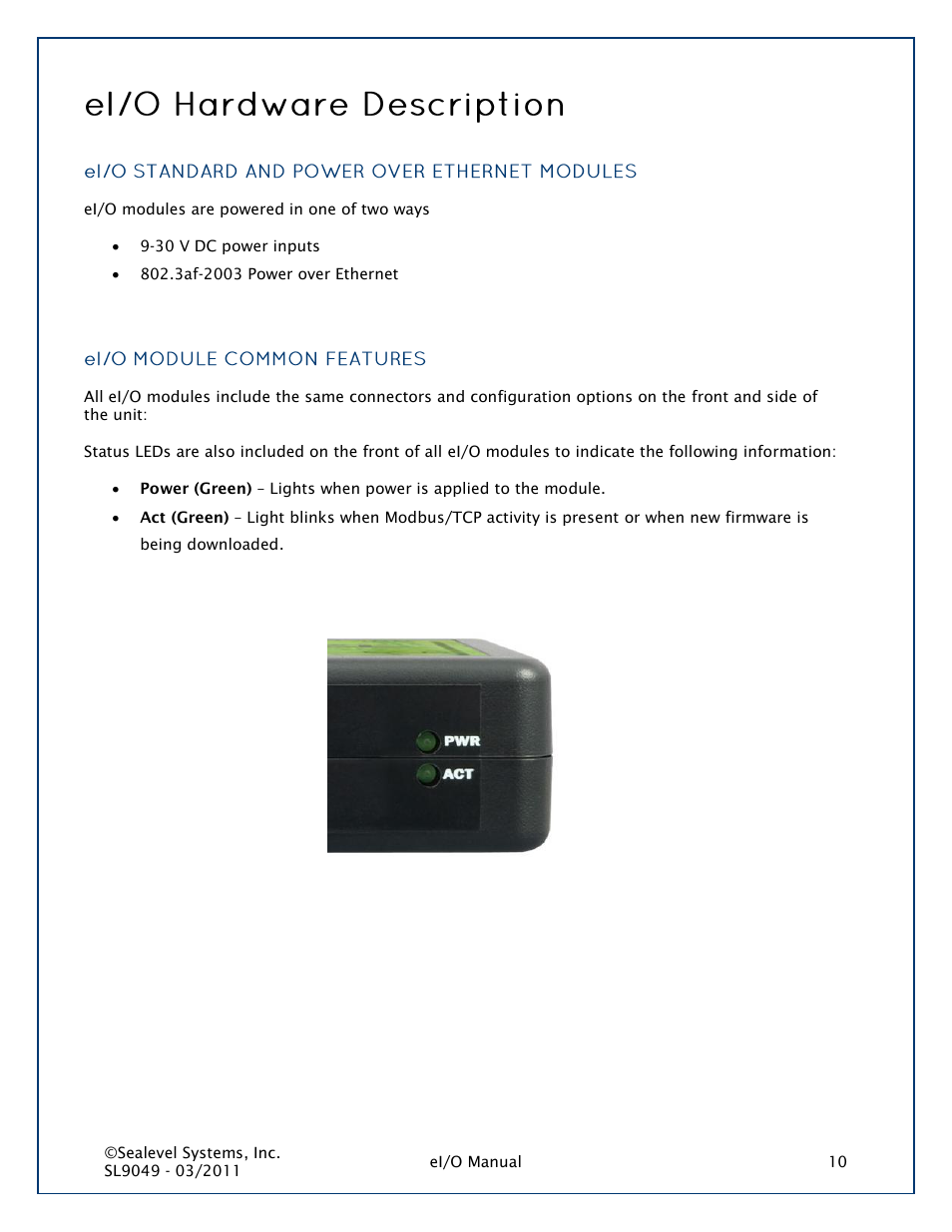 Impulse 150PoE User Manual | Page 10 / 37