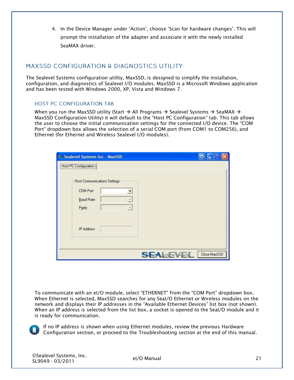 Impulse 150PoE User Manual | Page 21 / 37