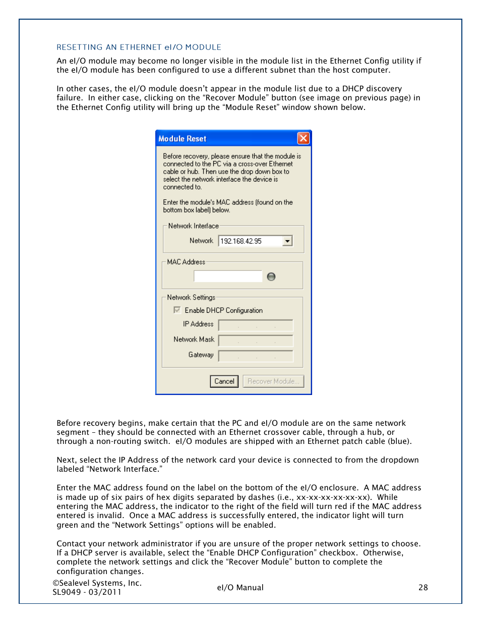 Impulse 150PoE User Manual | Page 28 / 37