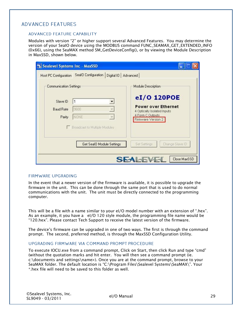 Impulse 150PoE User Manual | Page 29 / 37