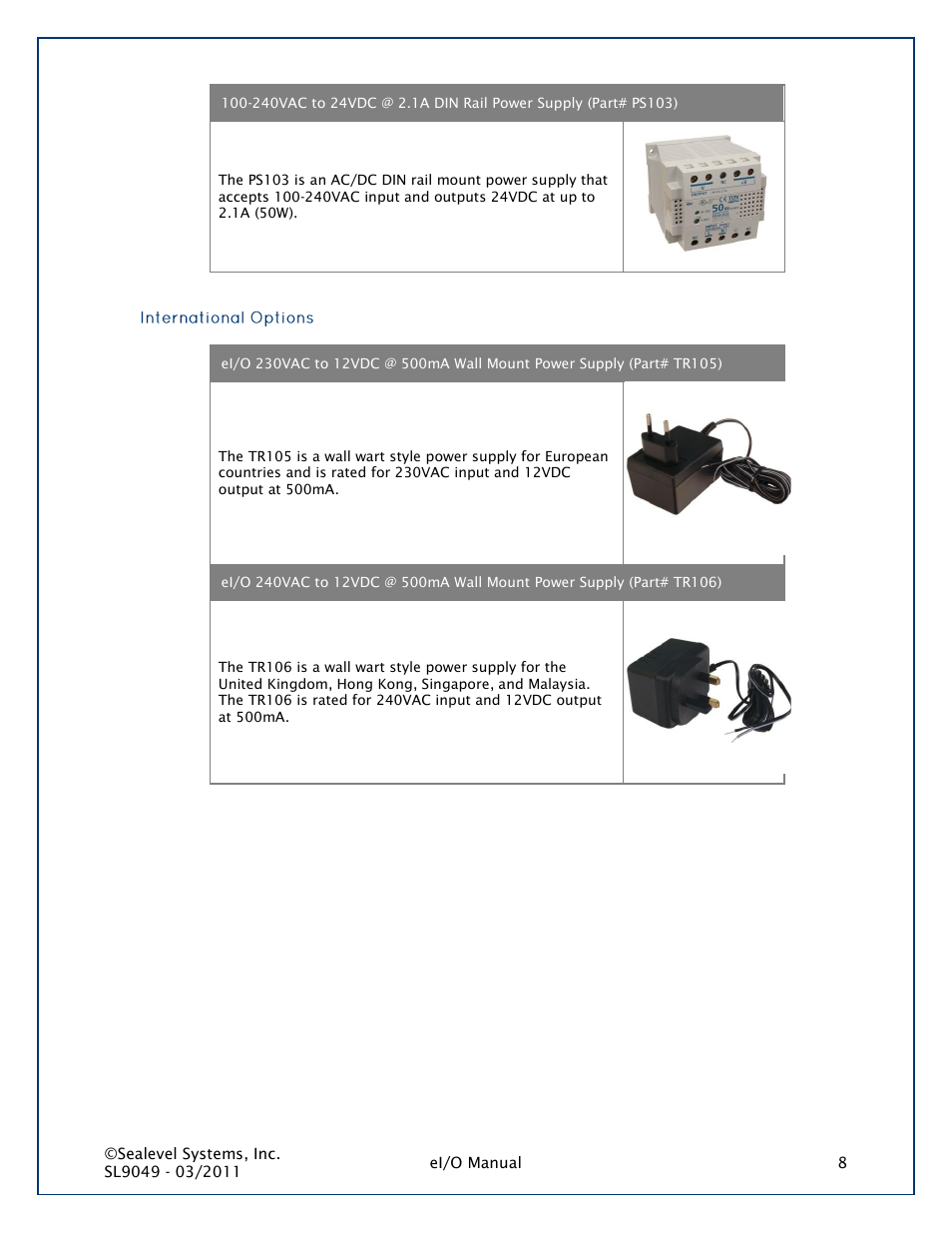Impulse 150PoE User Manual | Page 8 / 37