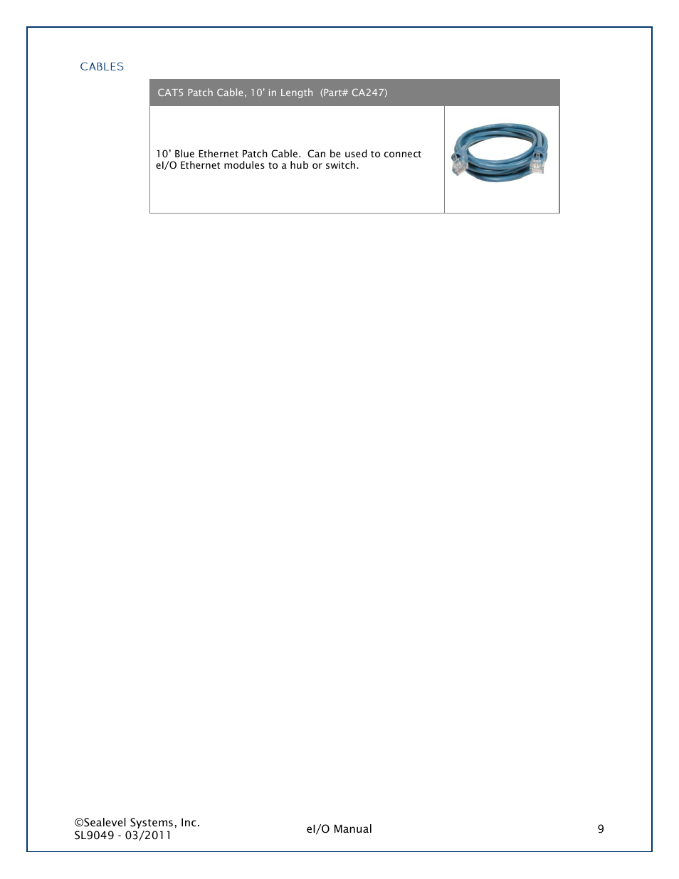 Impulse 150PoE User Manual | Page 9 / 37