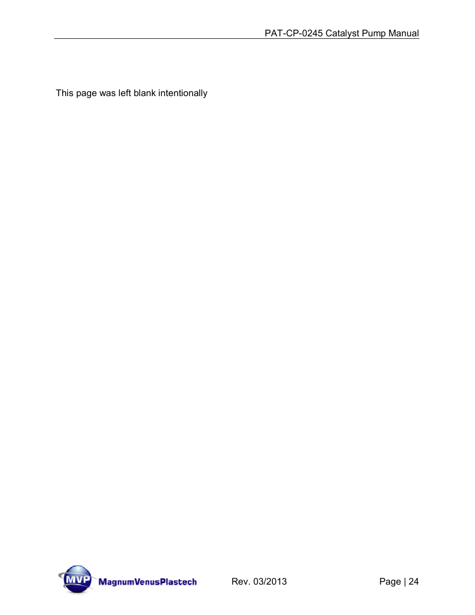 Magnum Venus Plastech PATRIOT PAT-CP-0245 User Manual | Page 24 / 32