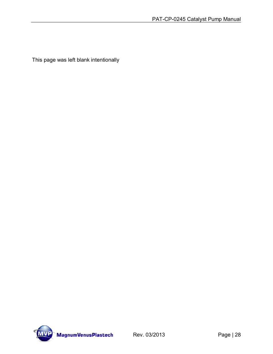 Magnum Venus Plastech PATRIOT PAT-CP-0245 User Manual | Page 28 / 32