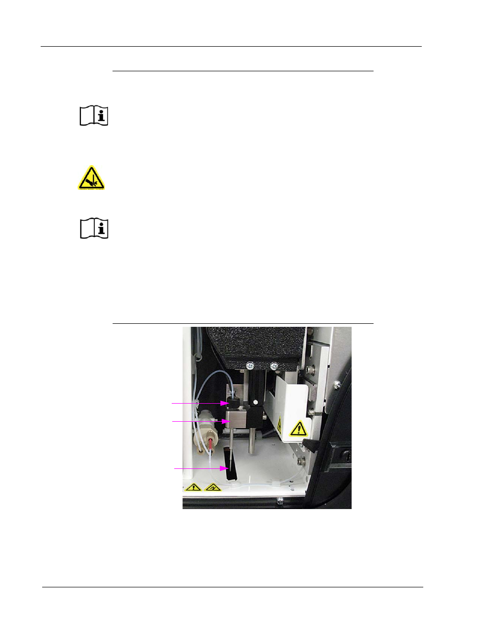 Weekly procedures, Cleaning magpix, Cleaning the sample probe | Cleaning magpix cleaning the sample probe | Luminex MAGPIX Installation and Hardware User (IVD) User Manual | Page 62 / 88
