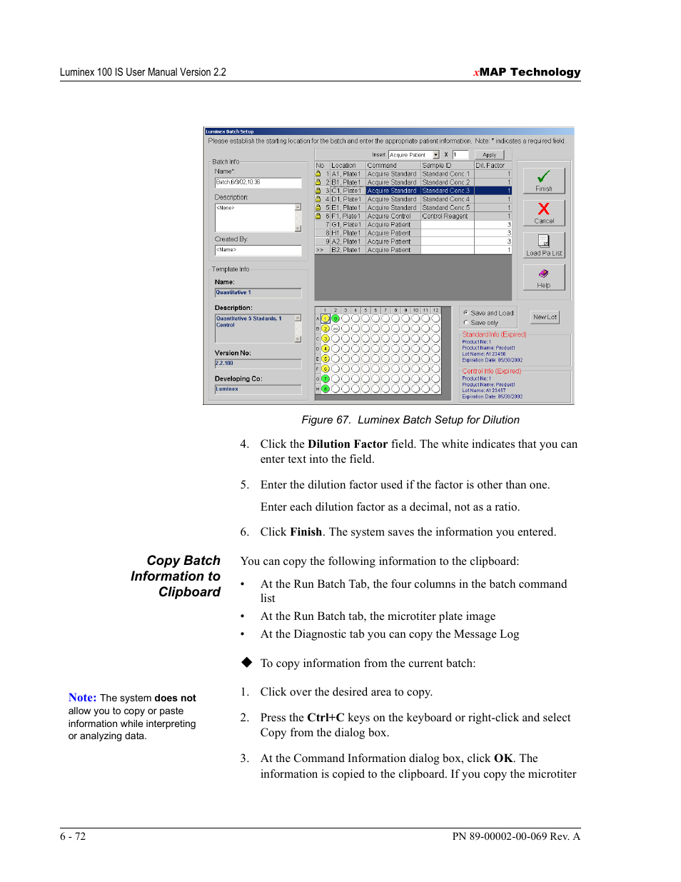 Luminex 100 IS Version 2.2 User Manual | Page 126 / 246