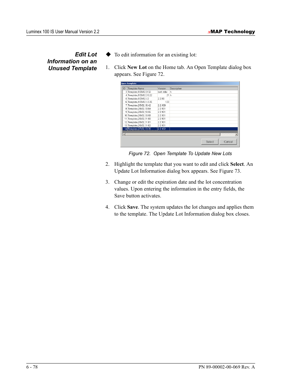 Luminex 100 IS Version 2.2 User Manual | Page 132 / 246
