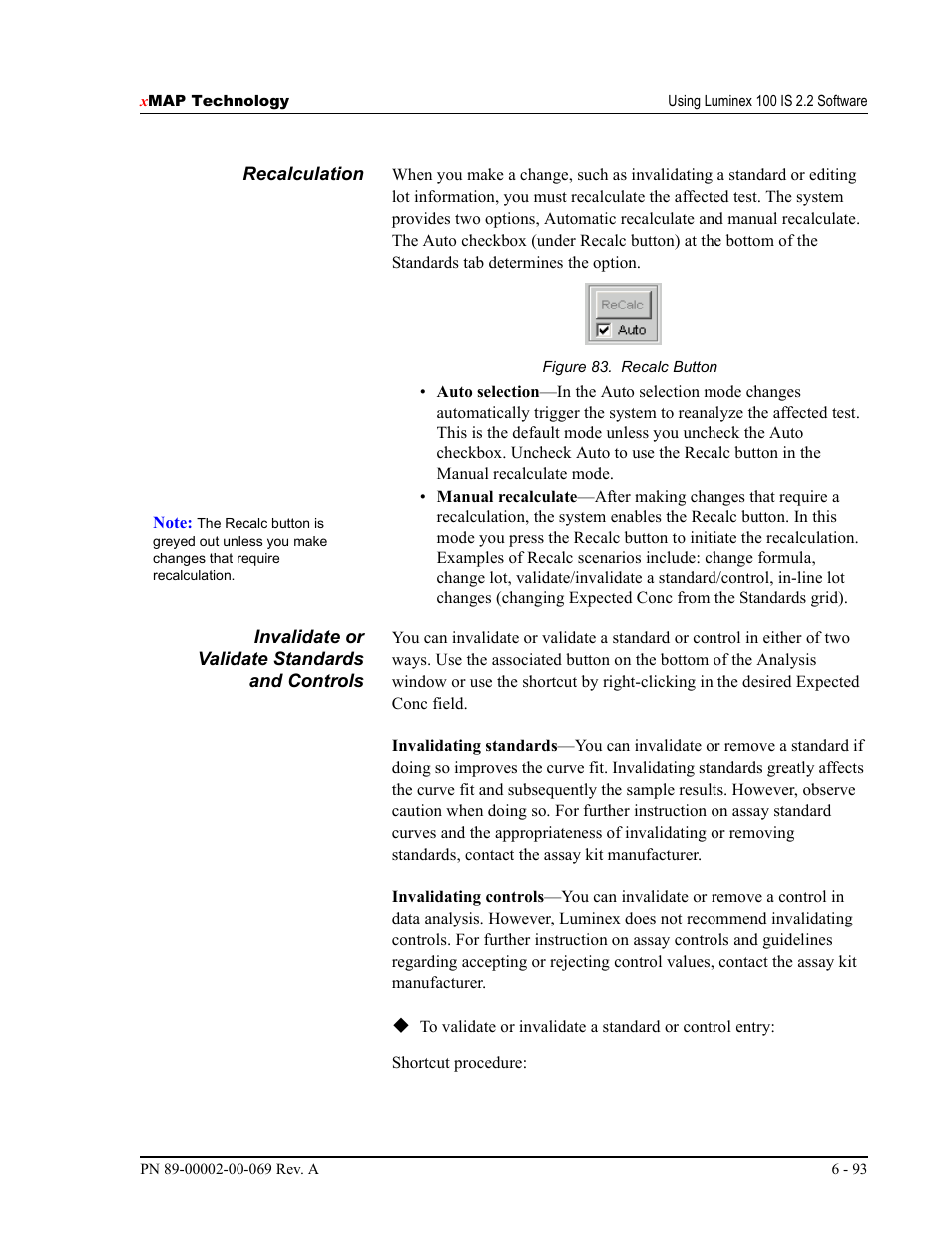 Luminex 100 IS Version 2.2 User Manual | Page 147 / 246