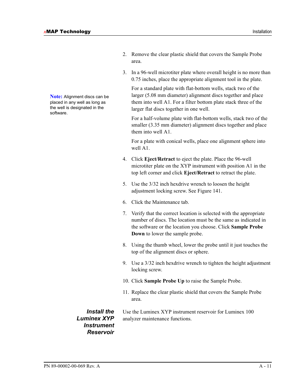 Luminex 100 IS Version 2.2 User Manual | Page 217 / 246