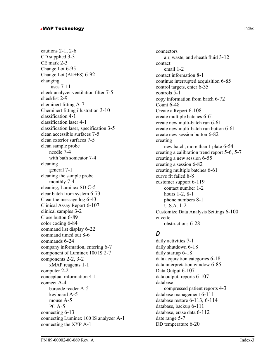 Luminex 100 IS Version 2.2 User Manual | Page 237 / 246