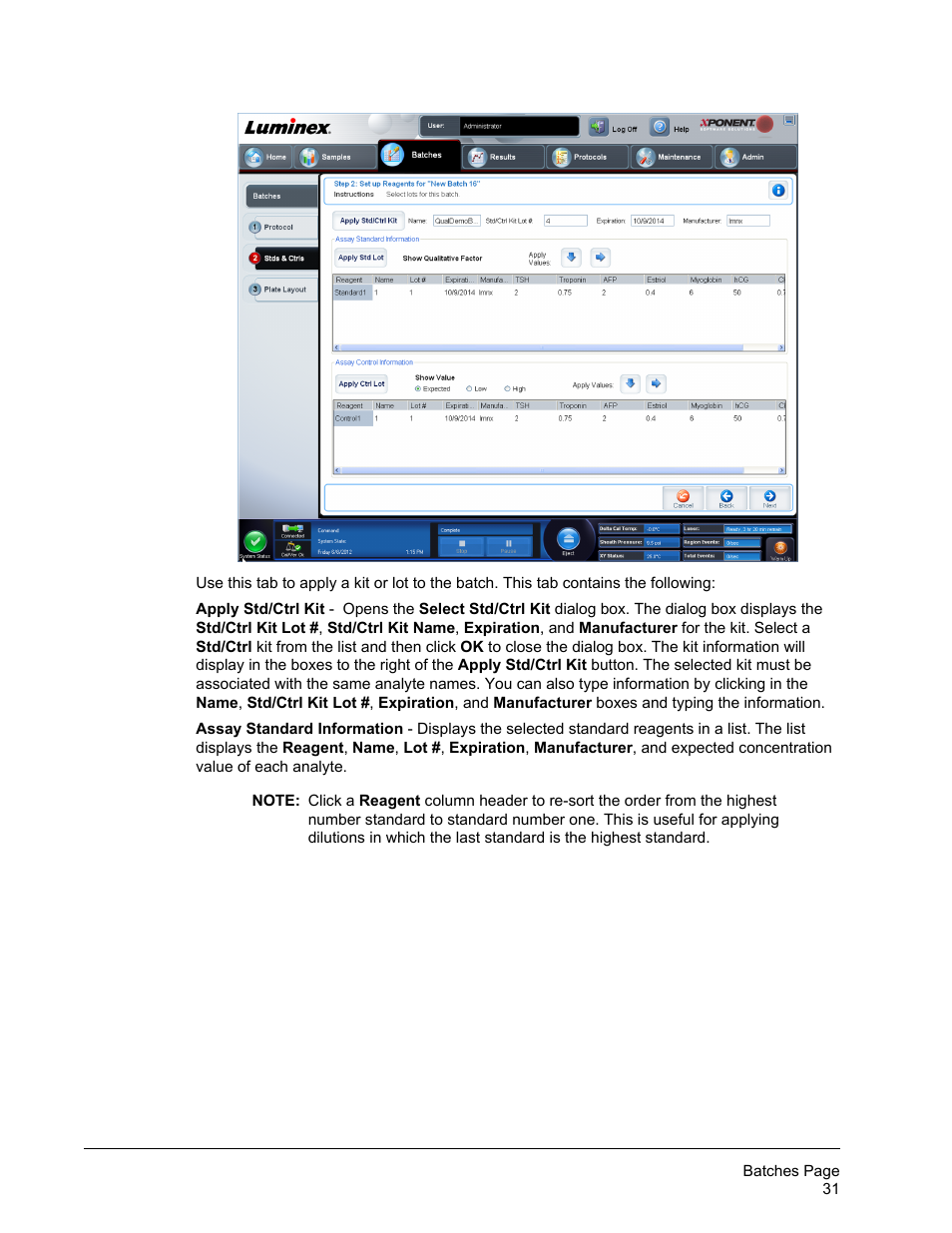 Luminex xPONENT 4.2 for FLEXMAP User Manual | Page 45 / 148