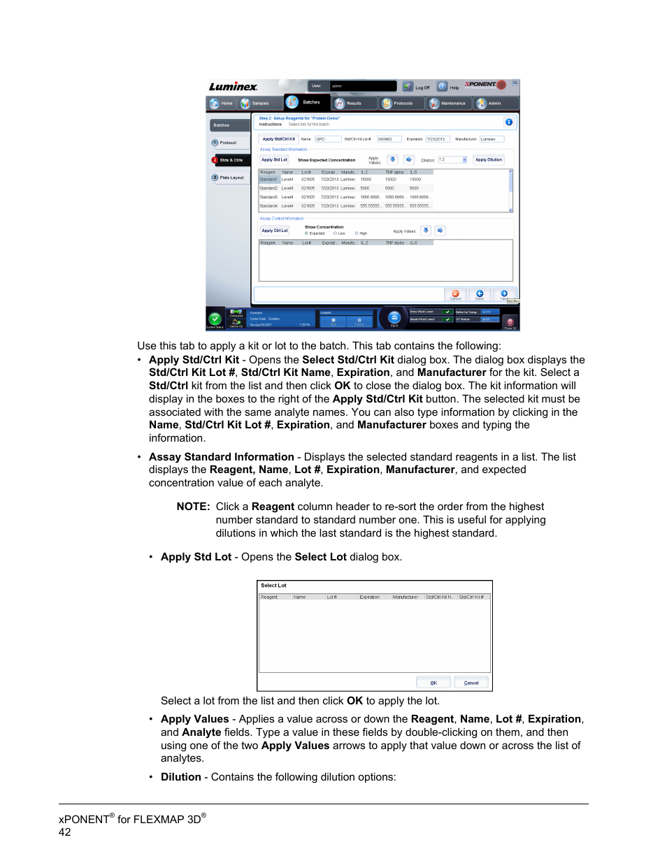 Luminex xPONENT 4.2 for FLEXMAP User Manual | Page 56 / 148
