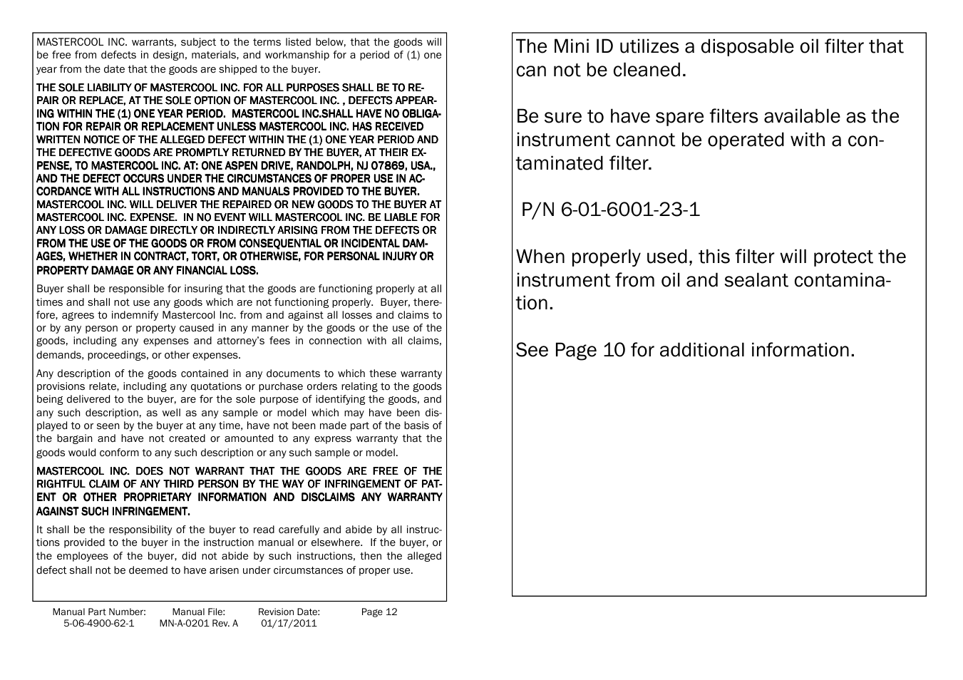 Mastercool 69134-A REFRIGERANT IDENTIFIER FOR R134a User Manual | Page 3 / 8
