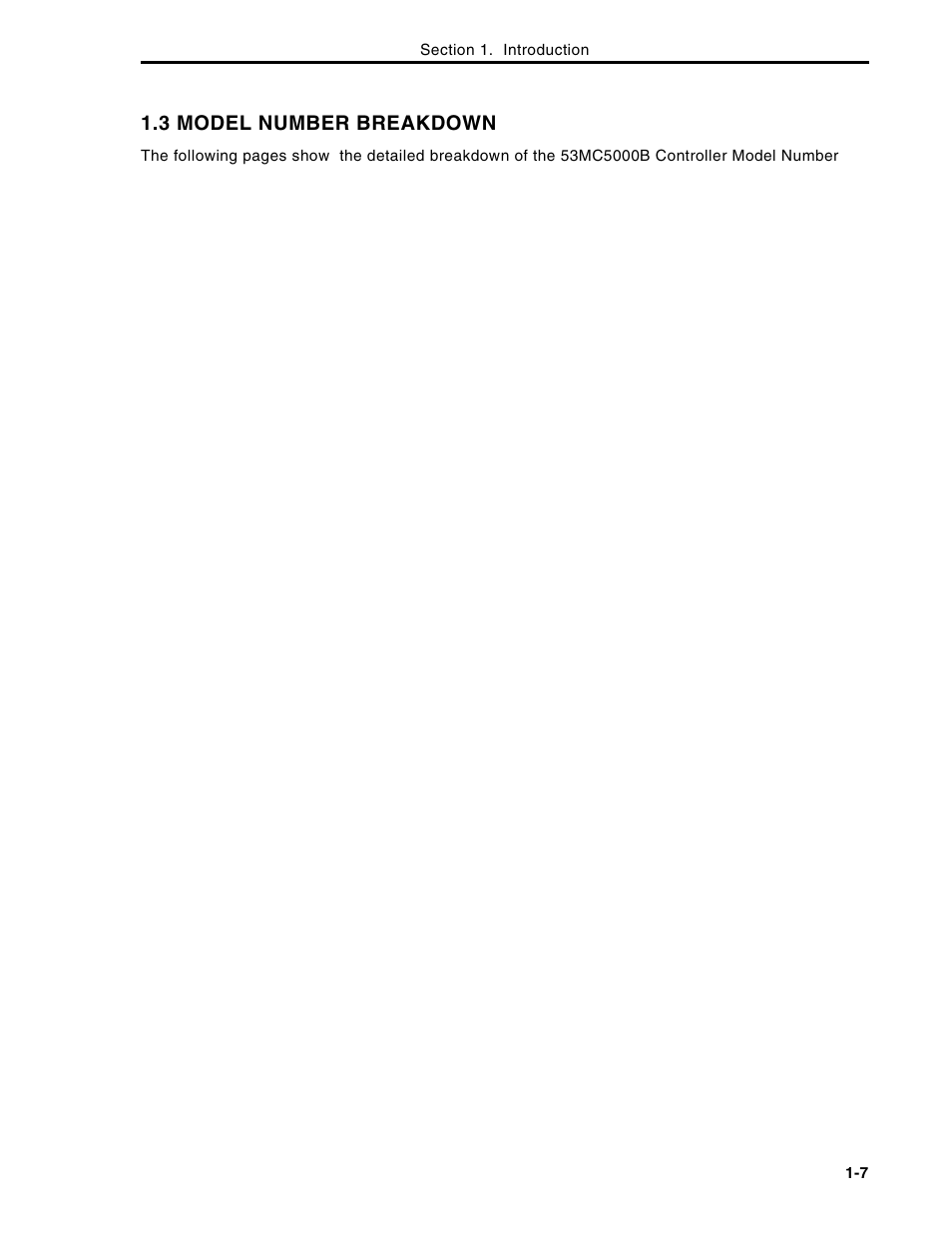3 model number breakdown | Micromod Micro-DCI: 53MC5000 Multi-Loop Process Controller Instruction Manual User Manual | Page 21 / 406