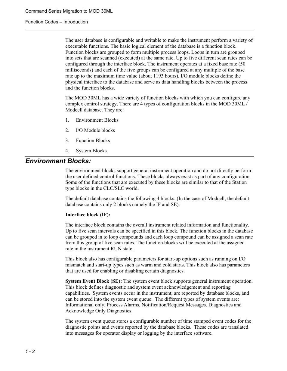 Environment blocks | Micromod RetroPAK: SLC Configuration Manual User Manual | Page 10 / 394