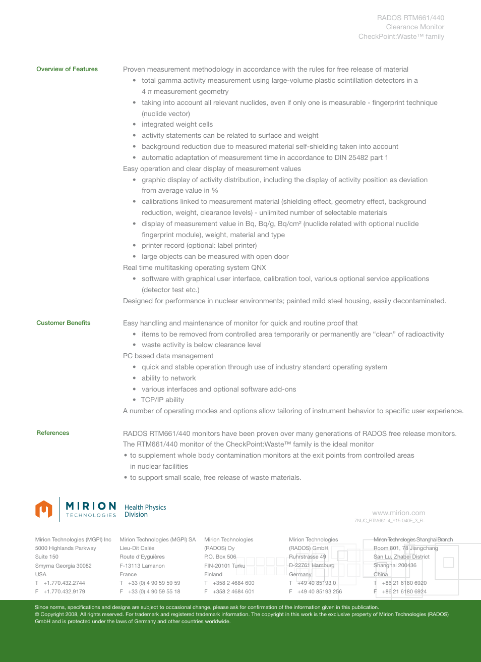 Format a4 | Mirion Technologies RTM661-440 User Manual | Page 2 / 2