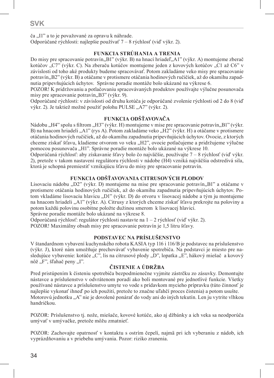 MPM Kasia 116 User Manual | Page 34 / 44