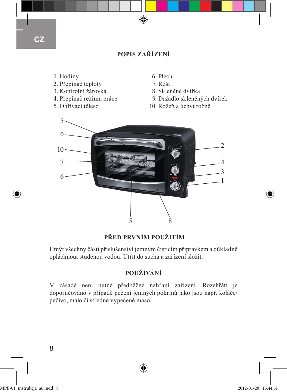 MPM MPE-01 User Manual | Page 8 / 32