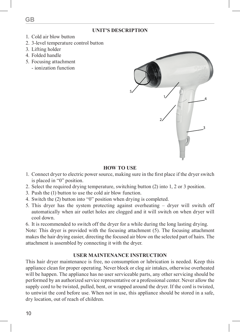 MPM MSW-05 User Manual | Page 10 / 24