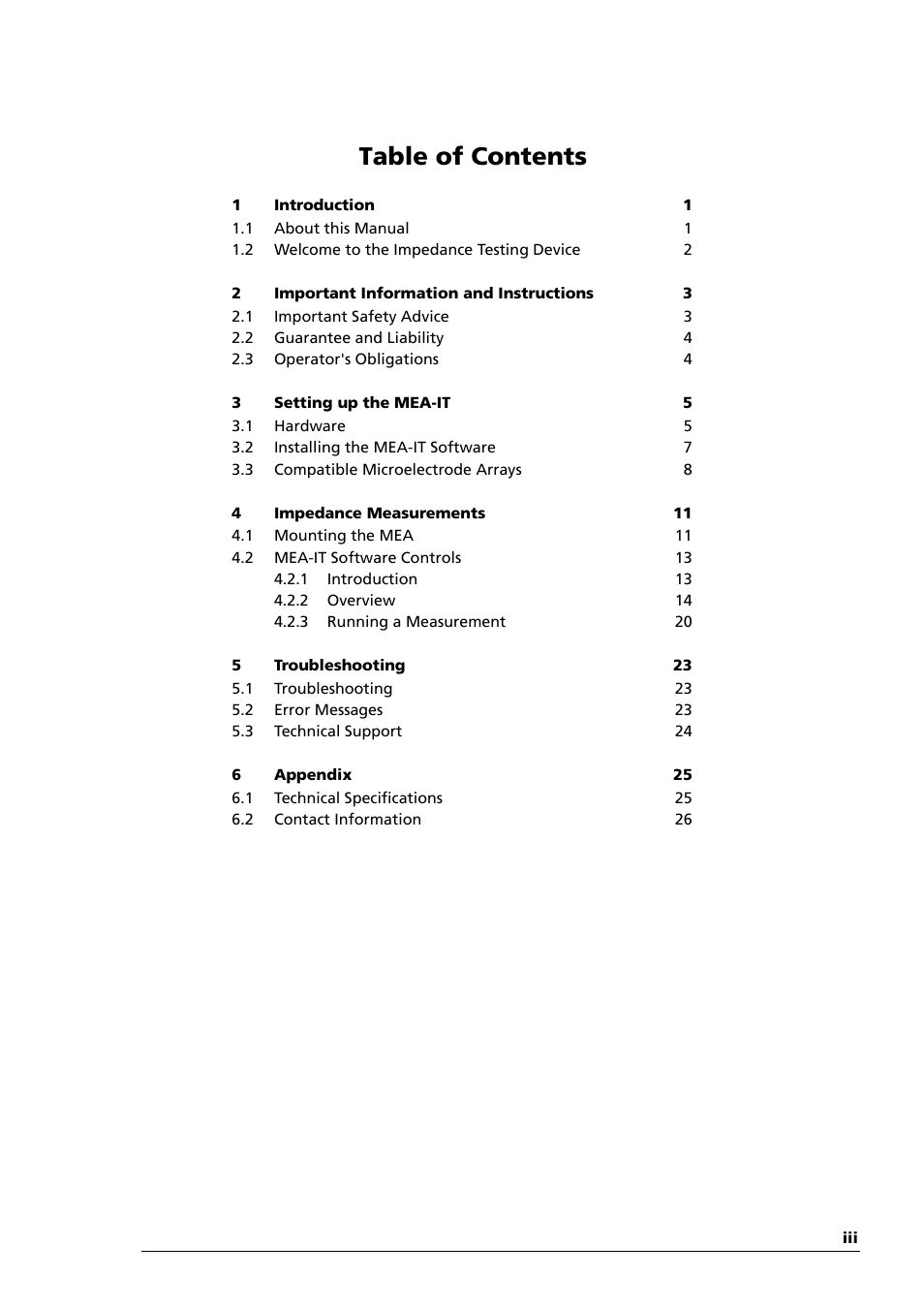 Multichannel Systems MEA-IT Manual User Manual | Page 3 / 30