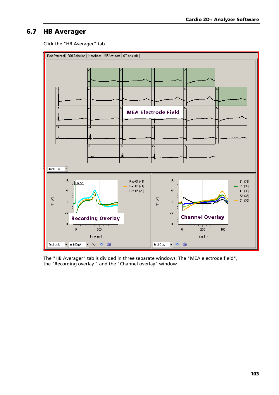 7 hb averager | Multichannel Systems Cardio2D Manual User Manual | Page 107 / 123