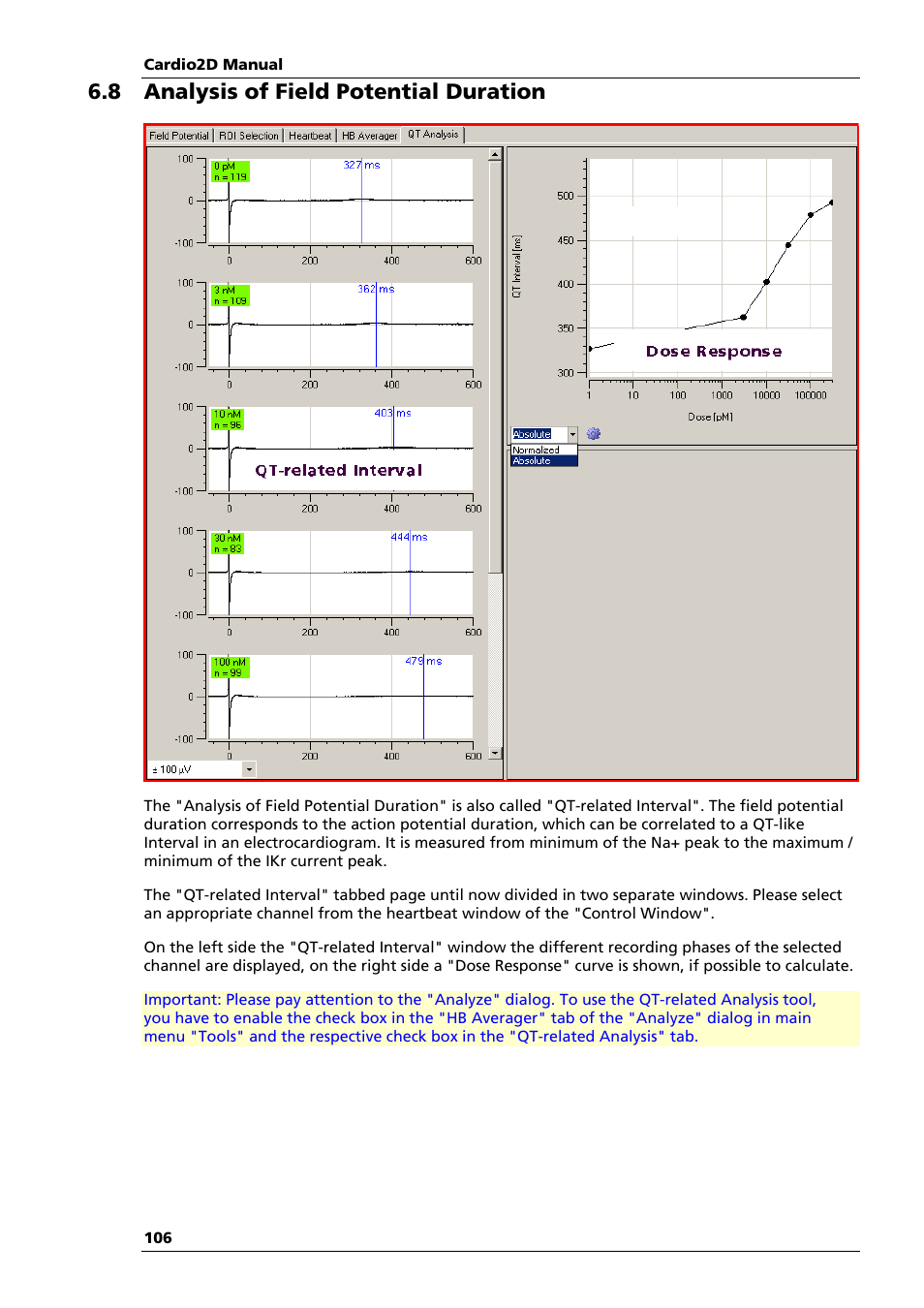 8 analysis of field potential duration | Multichannel Systems Cardio2D Manual User Manual | Page 110 / 123