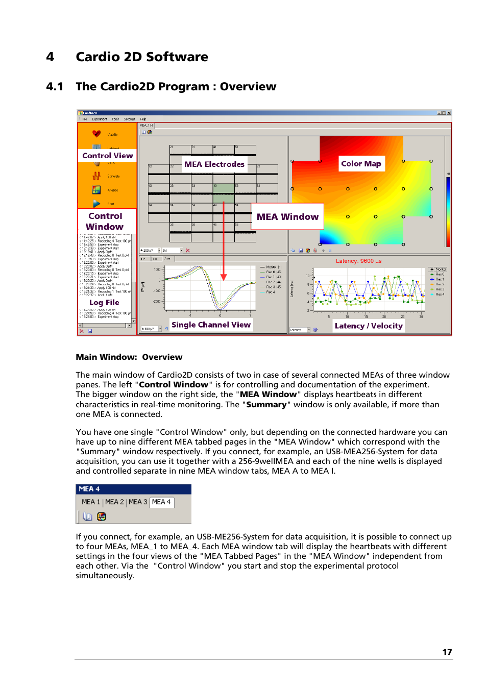 4cardio 2d software | Multichannel Systems Cardio2D Manual User Manual | Page 21 / 123