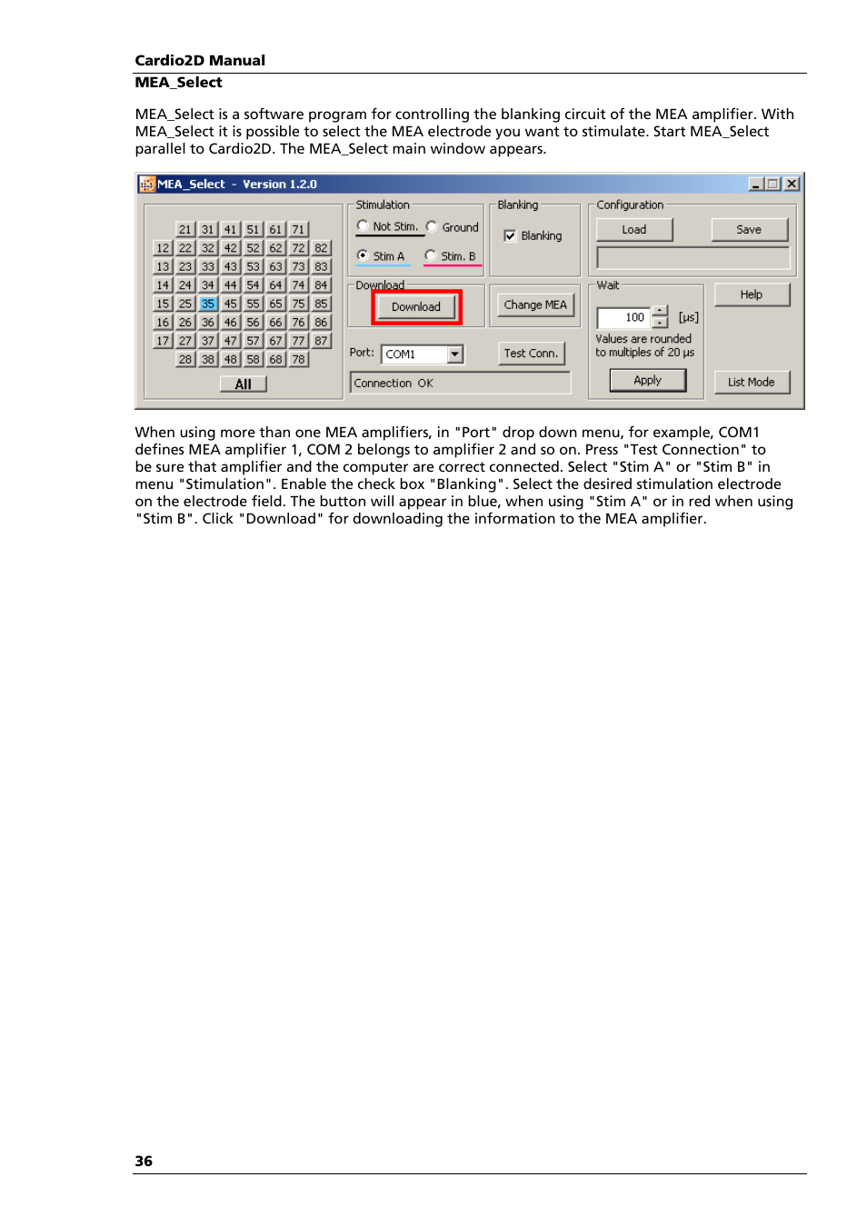 Multichannel Systems Cardio2D Manual User Manual | Page 40 / 123